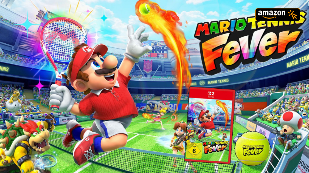 Mario Tennis Fever hier am günstigsten kaufen: Neuer Switch2-Hit zum Release mit Rabatt und Gratis-Geschenk