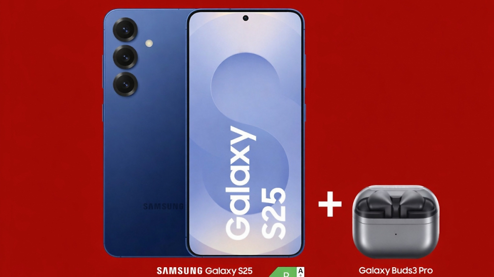 Nur bis 28.01.: Galaxy S25 für 1€ + Buds3 Pro gratis (mit Vodafone GigaMobil)