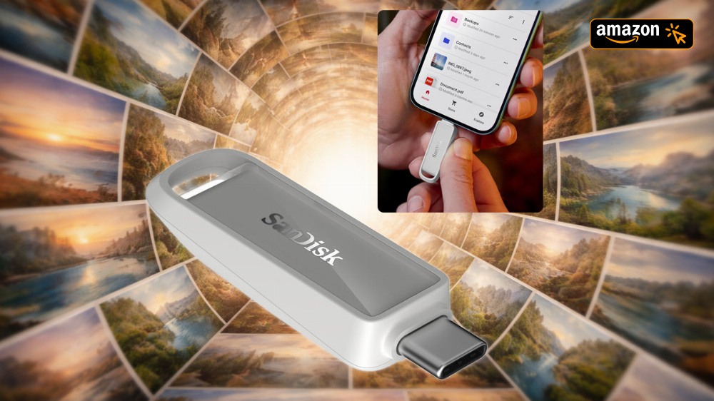 Riesiger Sandisk USB-Stick nur solange der Vorrat reicht, zum Bestpreis: Groß wie eine SSD, aber im Hosentaschenformat