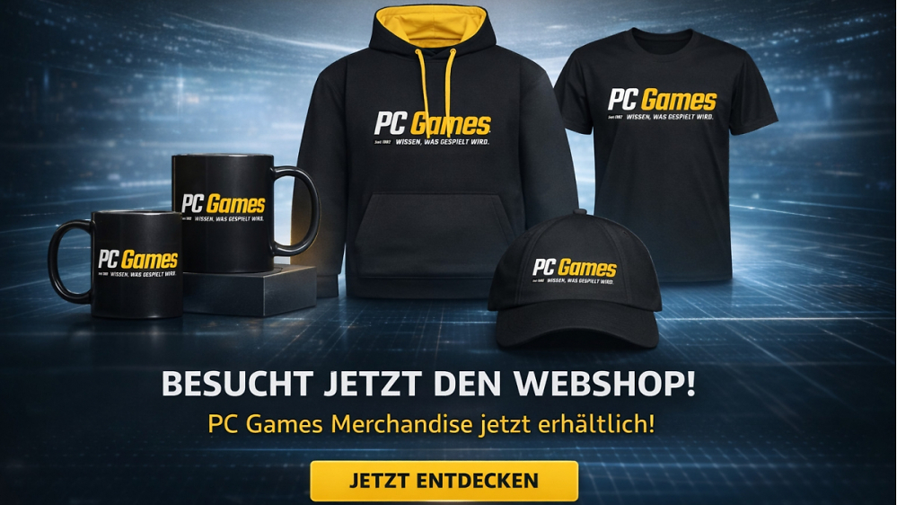 Bis 2. April mit 30-Prozent-Rabatt: Unser Merch-Shop zu PC Games
