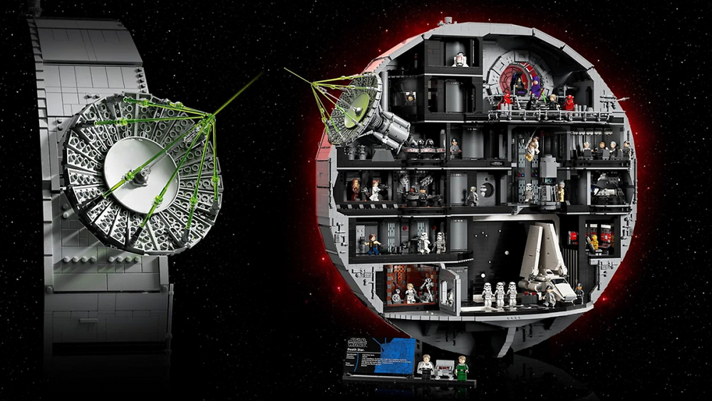 250 € günstiger als im Lego-Shop: Riesiger Lego Star Wars Todesstern fällt auf den Tiefstpreis