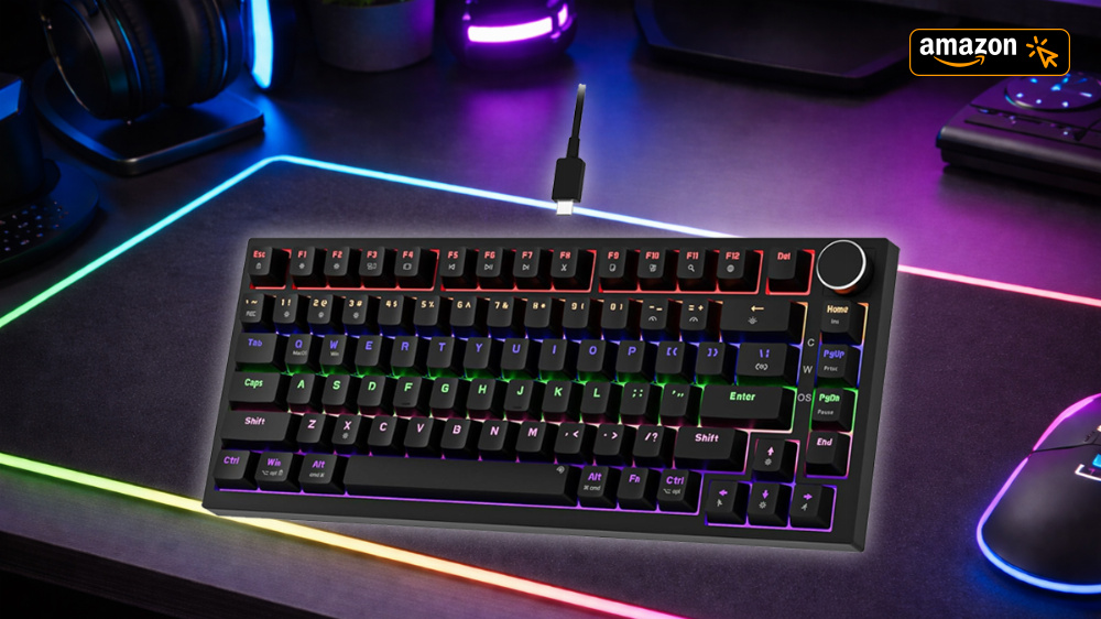 Für keine 30 Euro: Mechanische Tastatur mit Hot-Swap-Funktion und RGB-Beleuchtung bei Amazon