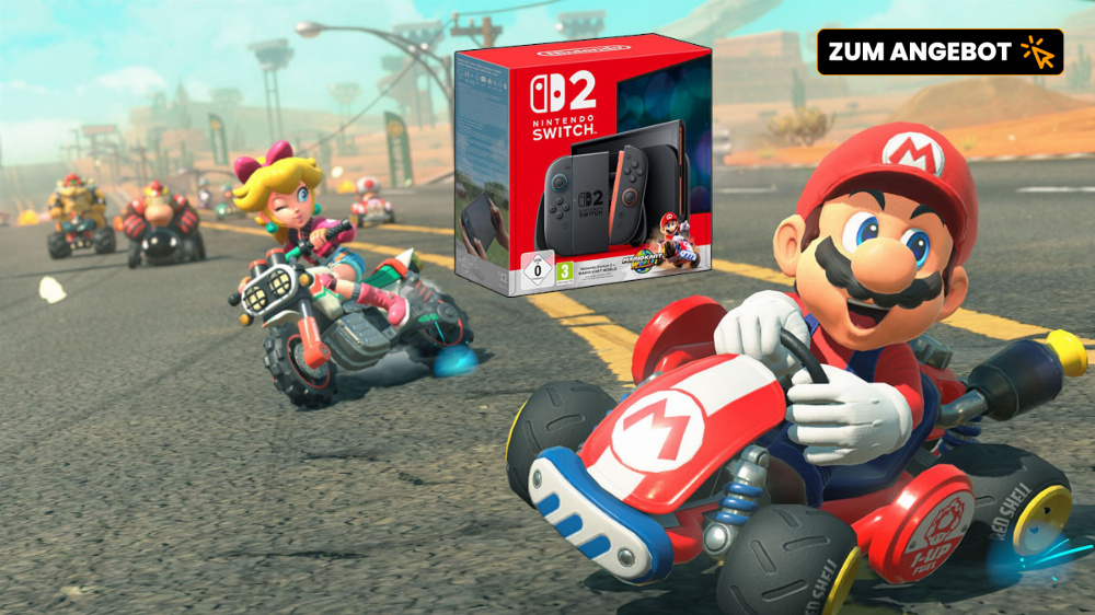 Wer die Switch 2 zum Bestpreis will geht zu Netto - mit Mario Kart World nur 459€ (Update: Amazon kontert)