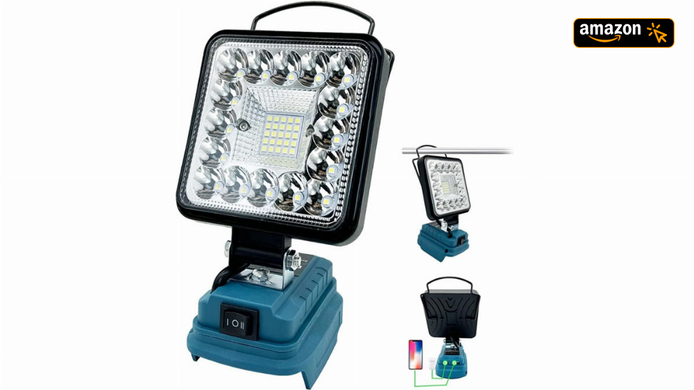 Amazon-Hit: Akku-Lampe für Makita 18V - LED-Arbeitsleuchte gerade nur 16,99€