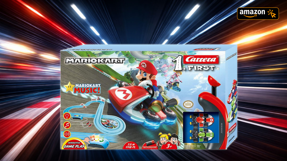 Nur, solange der Vorrat reicht | Carrera Mario Kart zum Amazon-Tiefstpreis zu Ostern