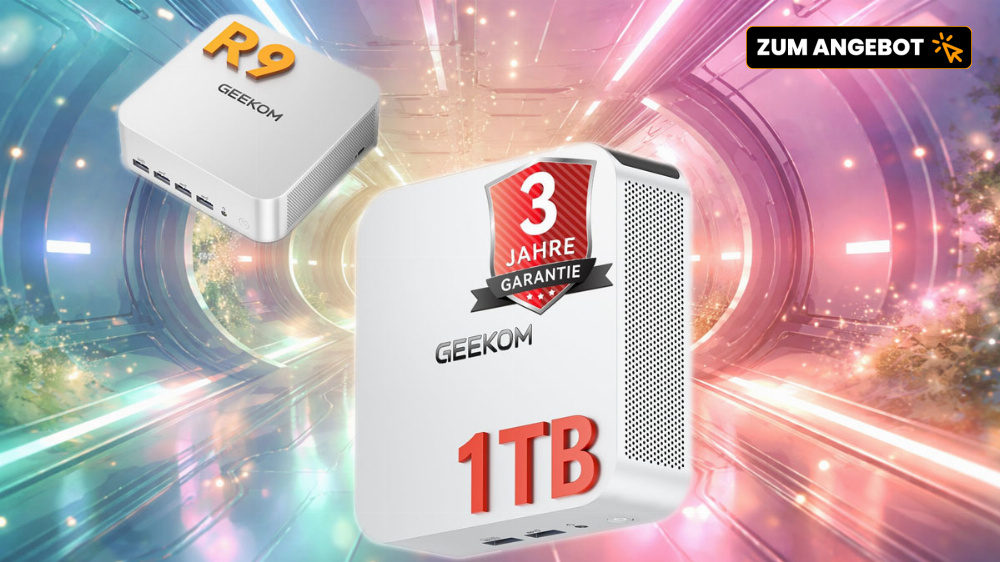 Mit 25 Prozent Rabatt zum Jahresbestpreis: Geekom A7 mit Ryzen 5 günstiger als Apple Mac Mini