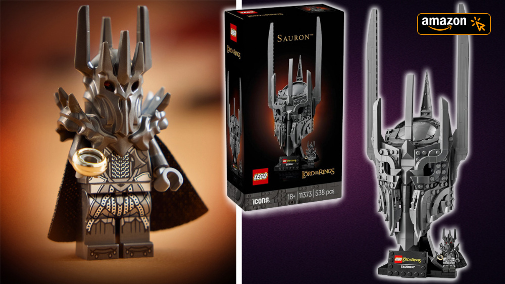 Der Herr der Ringe Fans schlagen zu: Lego Saurons Helm zum Amazon-Tiefstpreis mit Minifigur im Angebot