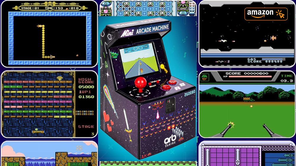 Wo ist der Haken? Amazon verkauft Retro-Spielautomaten mit 240 Games unter 20 Euro - aber nur kurz