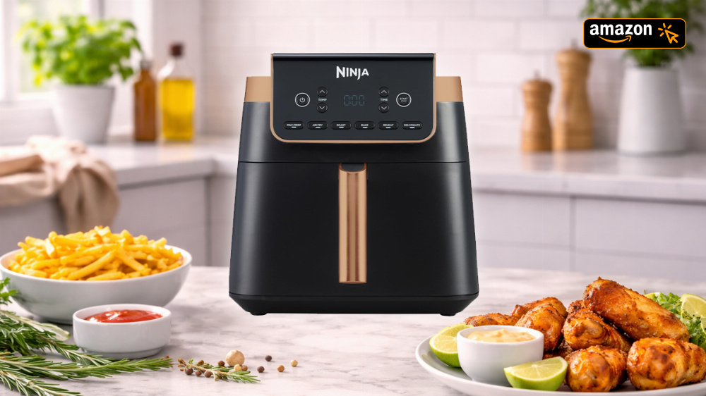 Pommes ohne Fett? Dieser Ninja-Airfryer ist jetzt um 33 Prozent reduziert