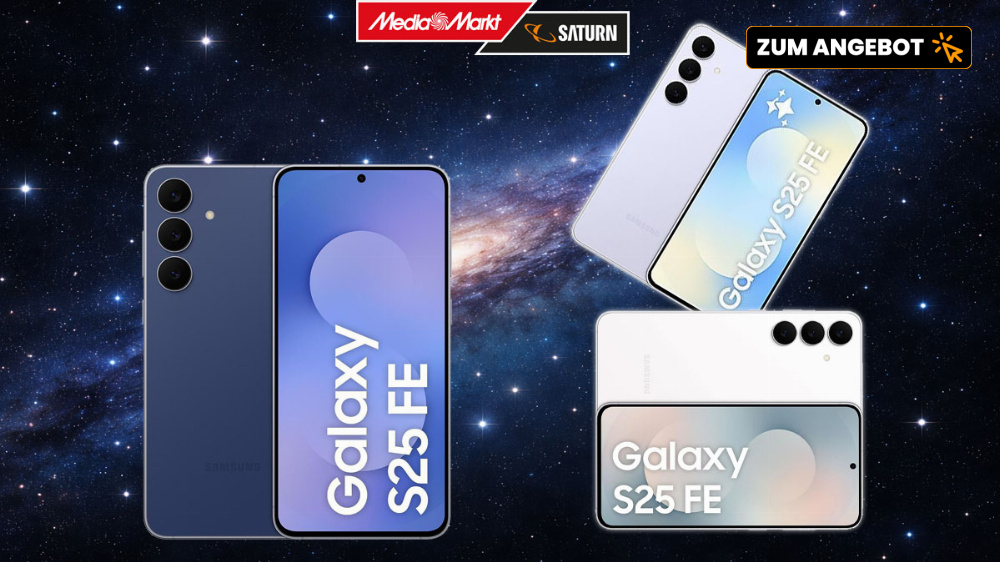 Keiner ist günstiger! Jetzt doppelt sparen beim Galaxy S25 FE bei MediaMarkt