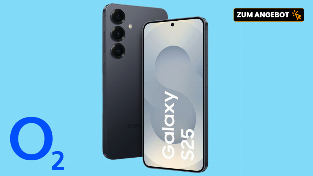 Samsung Galaxy S25 quasi gratis: o2-Vertrag mit Top-Smartphone günstiger als SIM-only