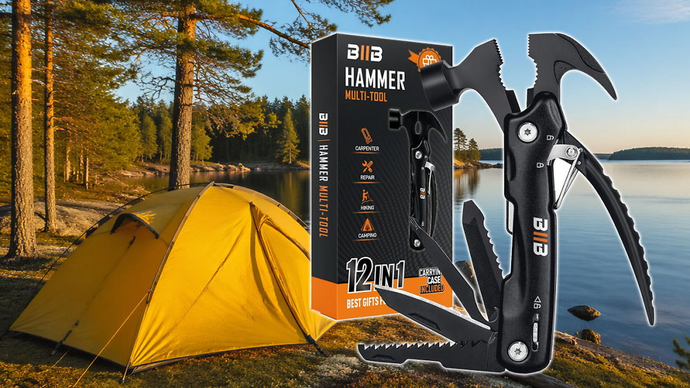 Kostet keine 16 Euro: 12-in-1-Multitool mit Hammer, Zange und Säge bei Amazon