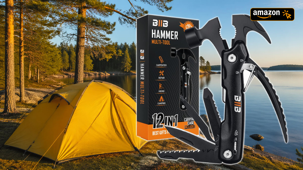 Ideal für Vatertag: Multitool mit Hammer und Zange kostet keine 16 Euro