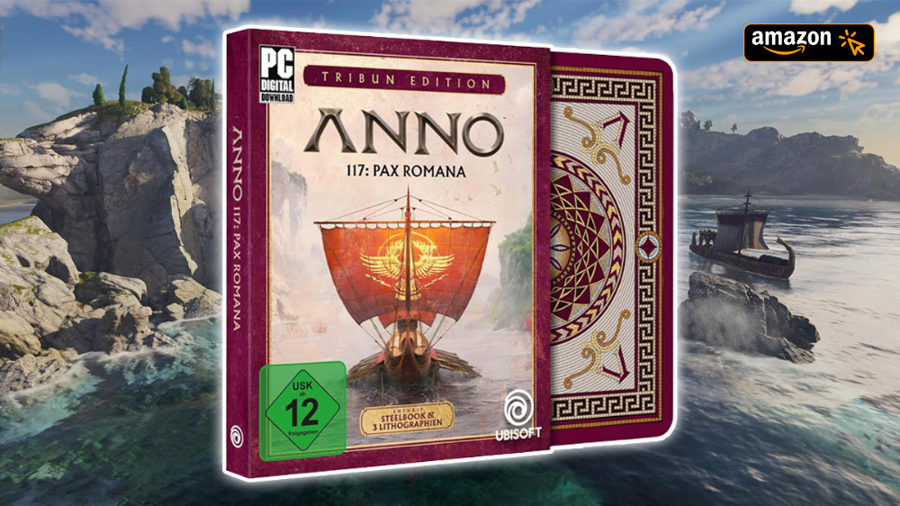 Mehr bekommen, weniger zahlen: Rekordrabatt für Anno 117: Pax Romana Tribun Edition