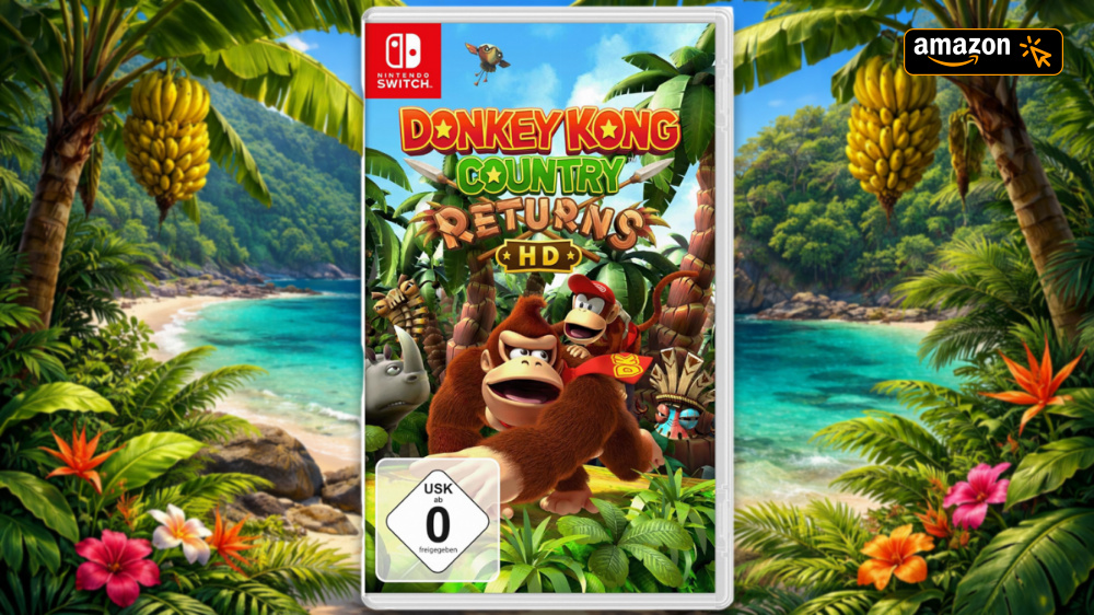 Nintendo-Klassiker mit Preisrutsch: Donkey Kong Country Returns HD bei Amazon reduziert