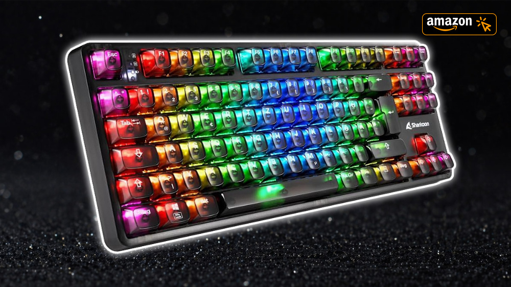 Über 30 Euro günstiger als überall sonst: Kabellose, mechanische RGB-Tastatur bei Amazon