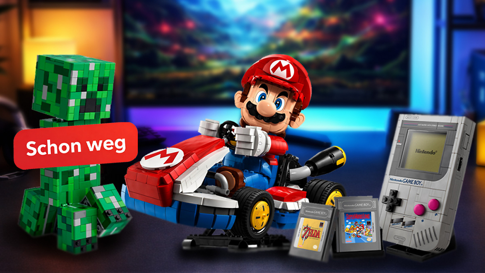 Ansturm auf Lego Gaming-Deals: Erste Sets vergriffen - Minecraft, Mario Kart & Game Boy im Sale