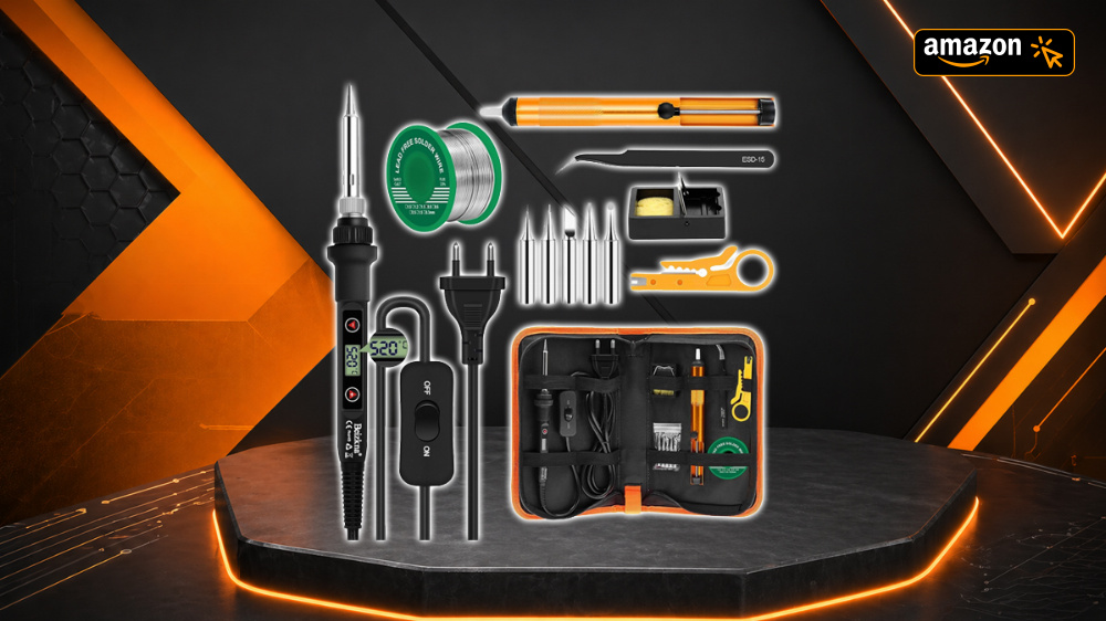 Lötkolben-Set zum Sparpreis: 80 W, Display & Zubehör jetzt für nur 20,88 €