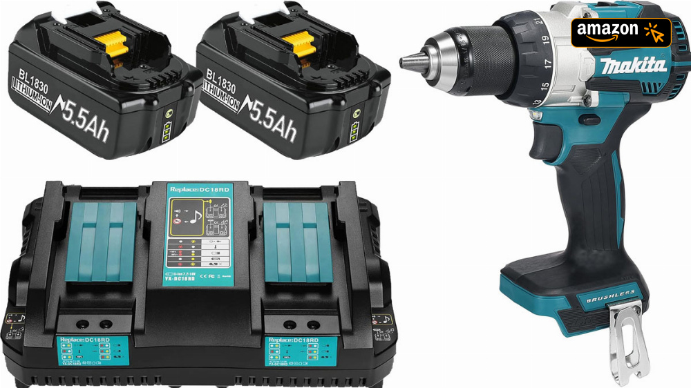 Solange Aktionsvorrat reicht: 18V-Akku 5,0 Ah für Makita nur 21,50€ - auch Werkzeug günstiger
