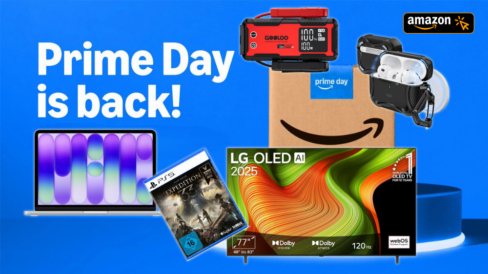 Amazon terminiert Prime Day 2026 - schon jetzt Macbook Neo zum Tiefstpreis, Games ab 4,99 Euro & mehr