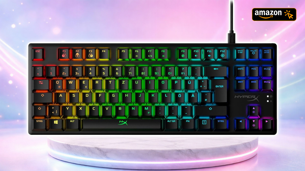 Viel günstiger als überall sonst: Mechanisches HyperX-Keyboard zum Amazon-Aktionspreis
