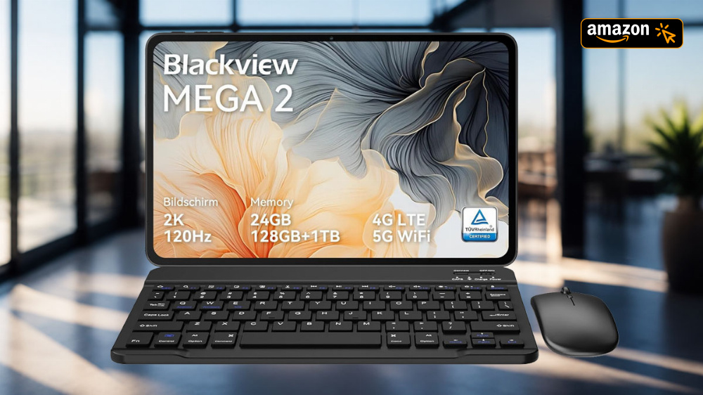 Tablet oder Laptop? 2 in 1 für nur 180€: Mit 12 Zoll und viel Zubehör: Maus, Tastatur, Stift, Kopfhörer & mehr