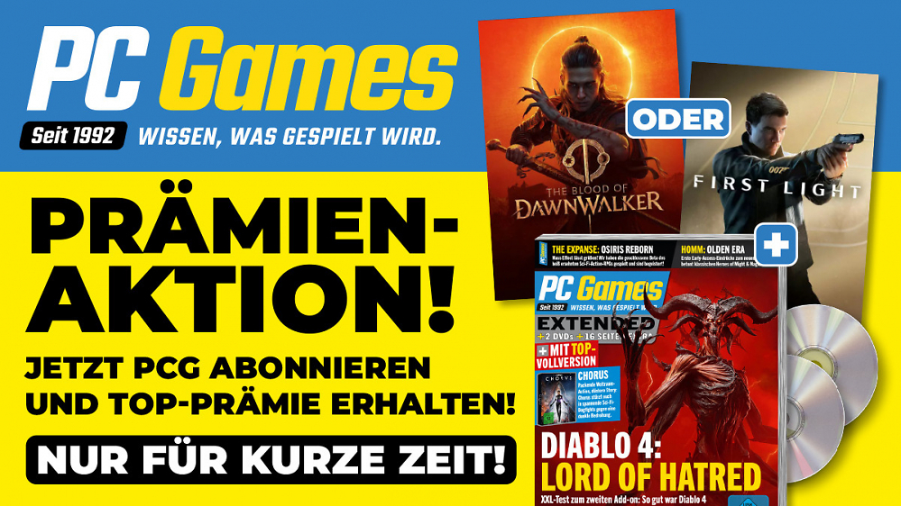 Nur für kurze Zeit: PC Games Extended abonnieren und wertvolle Top-Prämie sichern!