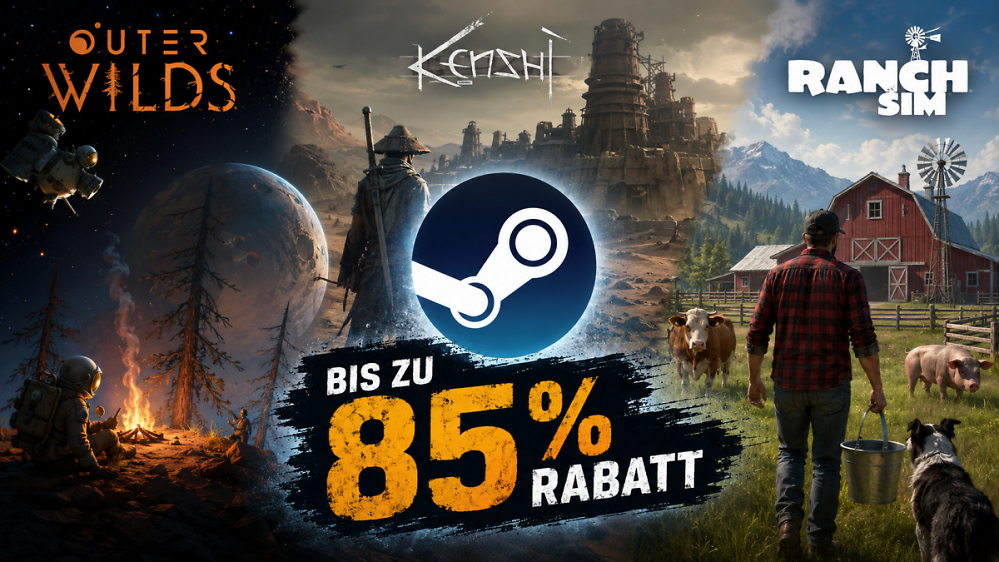 Neuer Steam Midweek Sale lockt mit historischen Tiefstpreisen