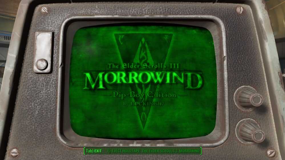 Verrückte Fallout-4-Mod: Modder lässt Morrowind direkt im Pip-Boy laufen