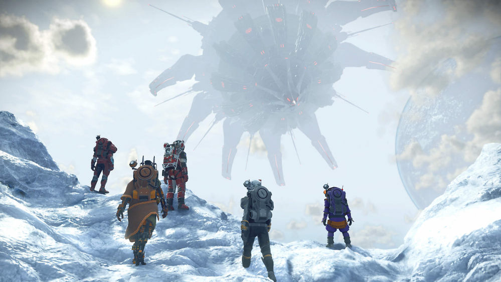 Ihr schießt Aliens ab und klaut die Technologie aus den abgestürzten Wracks: Großes Update zu No Man's Sky verspricht jede Menge Action