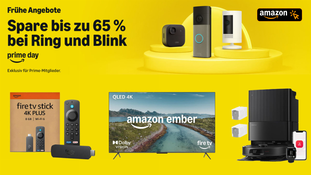 Amazon aktiviert Alexa-Angebote: Blink, Ring, Fire TV Stick & Co. mit Rabatten bis 81% - früher Prime Day