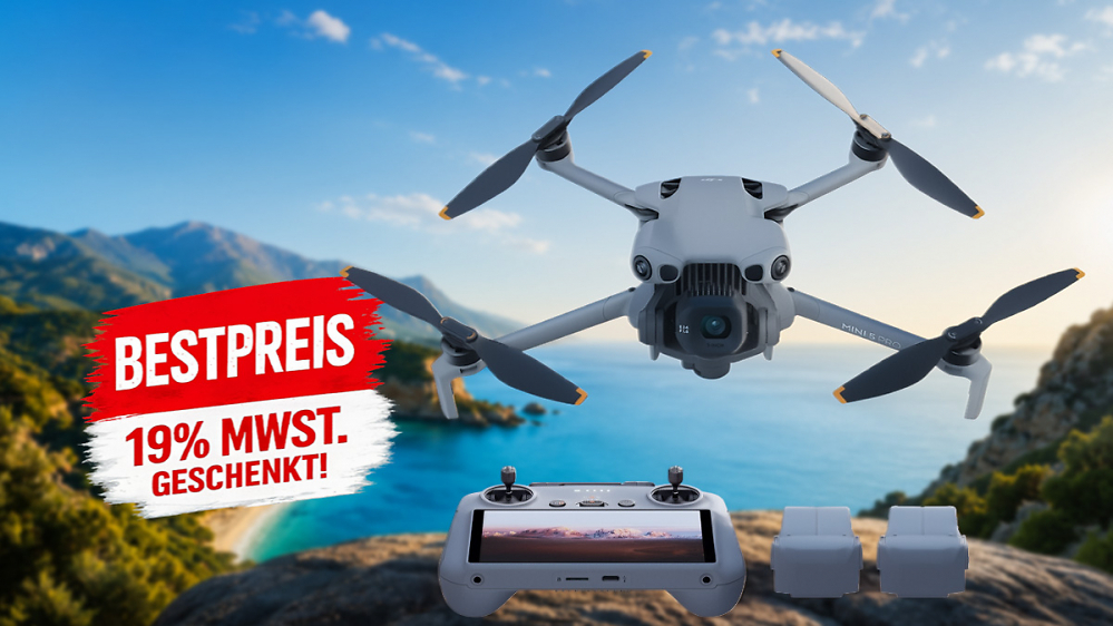 Nirgends günstiger abheben: DJI Mini 5 Pro 4K-Video-Drohne jetzt zum Bestpreis sichern