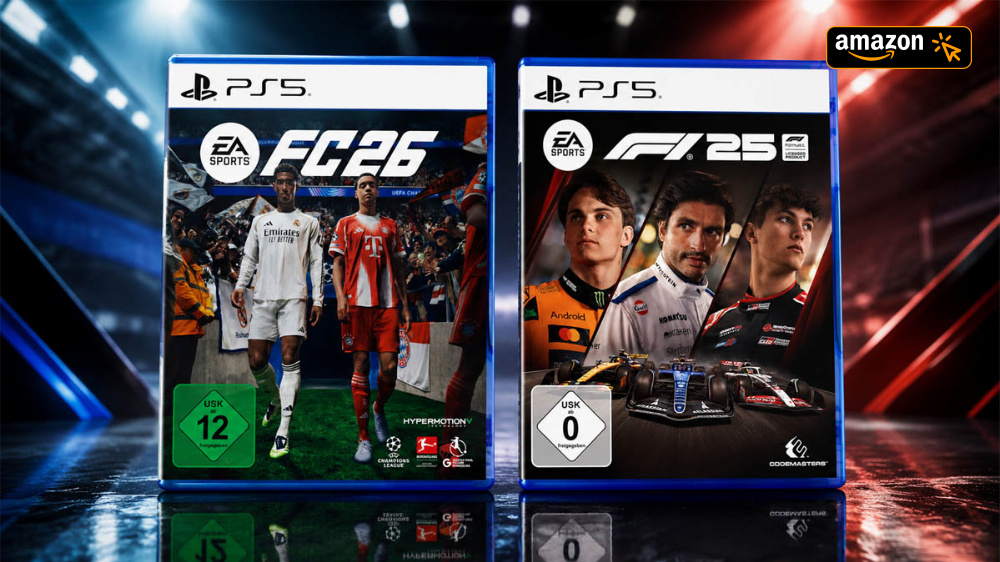 Nur noch wenige Tage | EA Sports FC 26 & F1 25 zum Amazon-Tiefstpreis