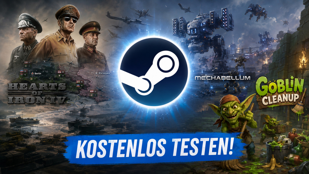 Gratis-Wochenende bei Steam: Strategie-Hit und 5 weitere Spiele