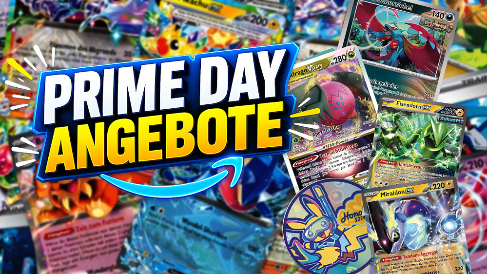 Pokémon-Karten im Prime Day: Seltene Deals auf Deluxe-Kampfdecks, Weltmeisterdecks & mehr