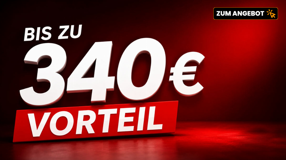 Bis zu 340€ Vorteil: Vodafone verdoppelt Bonus bei Kabel-Tarifen - 300 Mbit/s dauerhaft für 39,99€