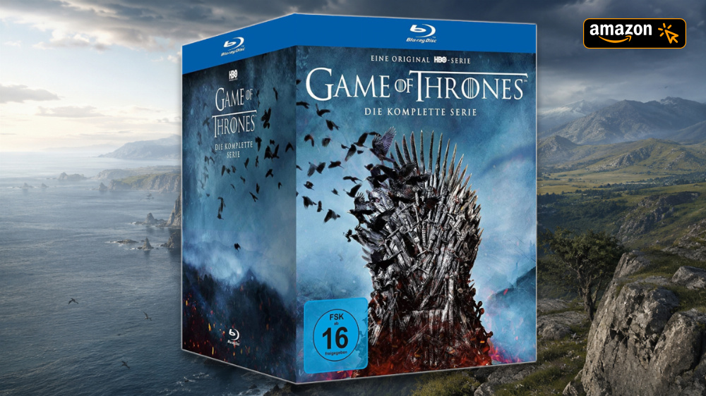 30 Blu-rays für Serienfans: Game of Thrones Komplettbox kostet nur 77,68 € am Amazon Prime Day
