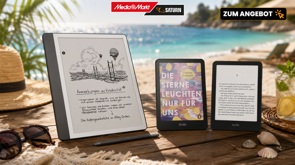 Kindle Paperwhite ab 139,99 Euro: MediaMarkt reduziert E-Book-Reader um bis zu 20 %