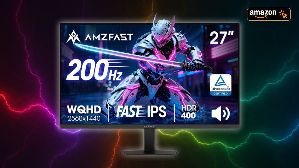 Starke Gaming-Ausstattung zum kleinen Preis: 200-Hz-Monitor bei Amazon reduziert