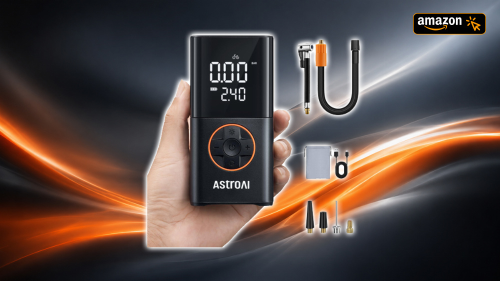 Dieses 3-in-1-Gadget pumpt Reifen auf und lädt im Notfall sogar das Smartphone