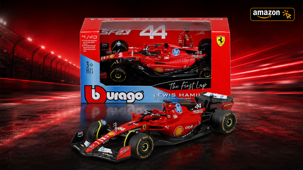 Passend zum Spa-GP: Amazon-Preisrutsch bei erstem 1:43-Hamilton-F1-Ferrari