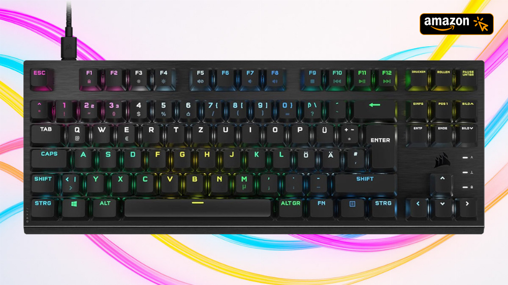 Schnell, schneller, diese Tastatur? Corsair K60 Pro TKL RGB dürfte einige Fans zu diesem Preis finden
