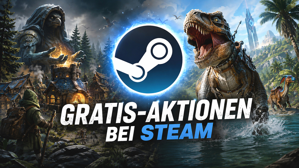 Steam startet 3 Gratis-Aktionen mit Spielen im Wert von fast 100 Euro
