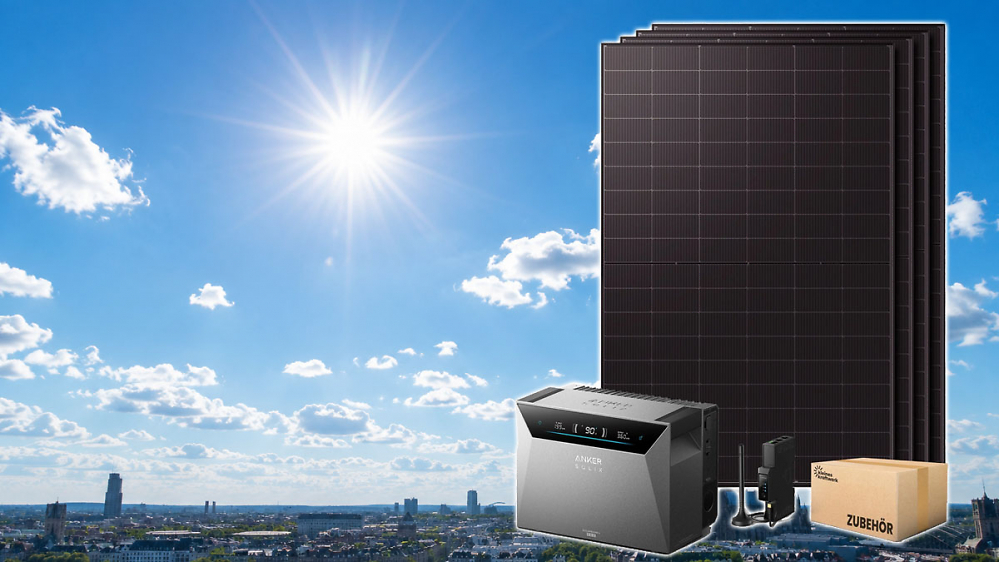Kostet bestimmt über 2.000 €? Nicht dieses Set mit Anker Solarbank 4, 5 kWh und 4 Modulen