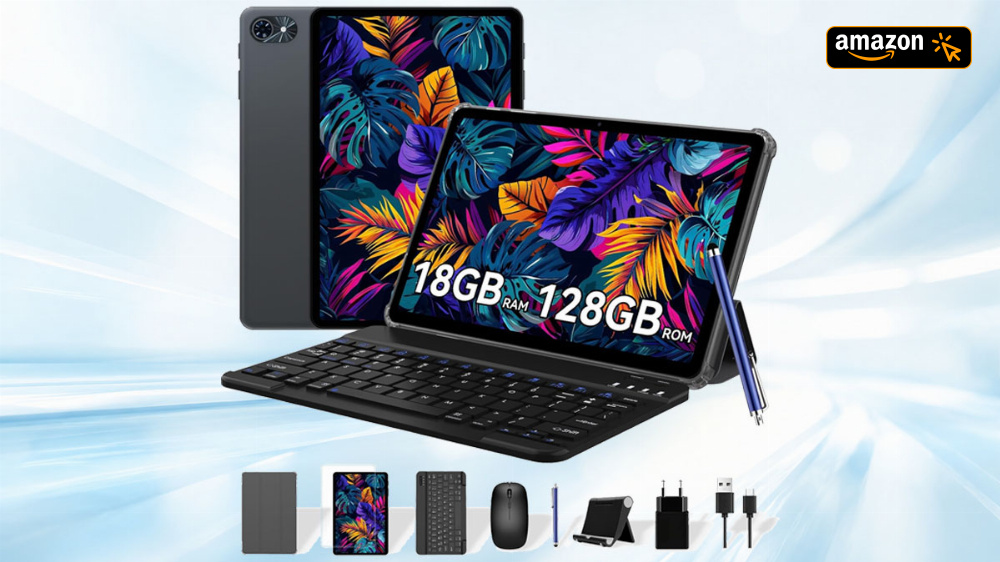 Tablet und Laptop in einem: Bei Amazon nur 110€ mit Bluetooth-Tastatur, Maus, Stift und mehr