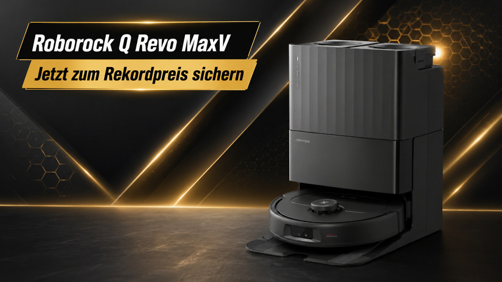 Der Saugroboter mit eingebauter Putzkolonne: Roborock Q Revo MaxV fällt auf Rekordpreis
