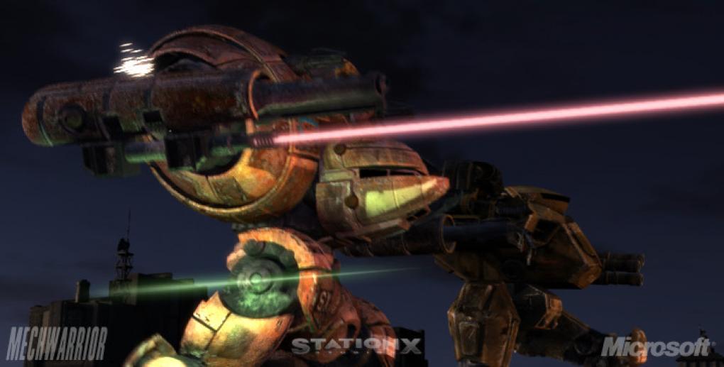 Szene aus MechWarrior 4: Vengeance.