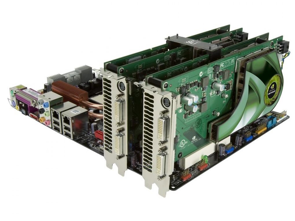 SLI mit zwei Nvidia GeForce 7900 GX2
