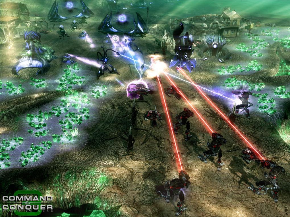 Sorgte bereits bei der Ankündigung für Unkenrufe in der Spielerschaft: Command & Conquer 3 Tiberium Wars. Das sehr gute, wenn auch nicht überragende Echtzeitstrategiespiel hat regelmäßige Video-Podcasts und erhielt lange auch schnell Patches - derzeit scheint der Support etwas abzuflauen.