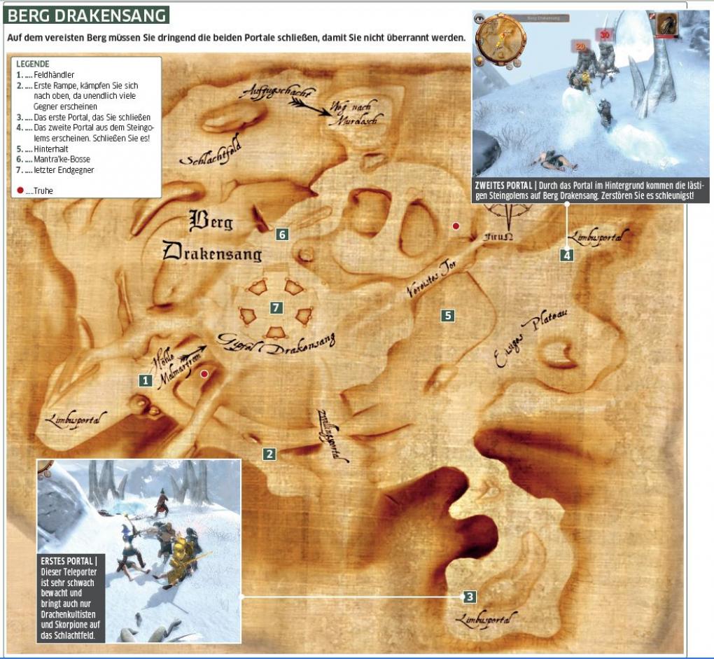 Drakensang-Komplettlösung: Berg Drakensang